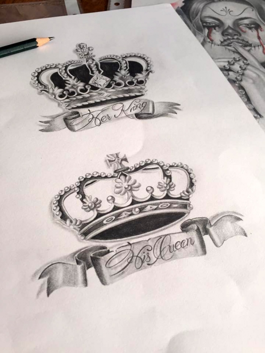 dessin couronne reine tatouage | kolorisse developpement